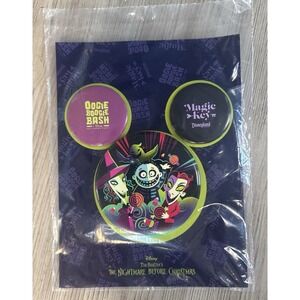 NEW Oogie Boogie Bash 2025 Buttons Pins Disneyland Halloween Magic key Exclusive